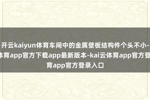 开云kaiyun体育车间中的金属壁板结构件个头不小-kai云体育app官方下载app最新版本-kai云体育app官方登录入口